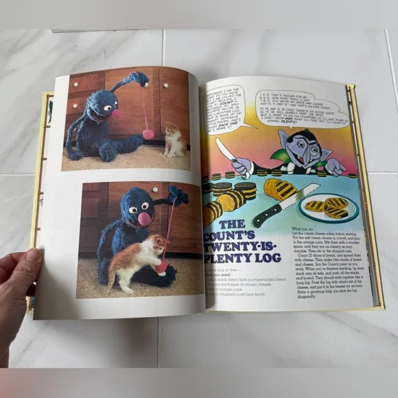 Vintage 1983 Sesame Street Treasury Volume 2 Illustrated Story Picture Book - Picture 3 of 7